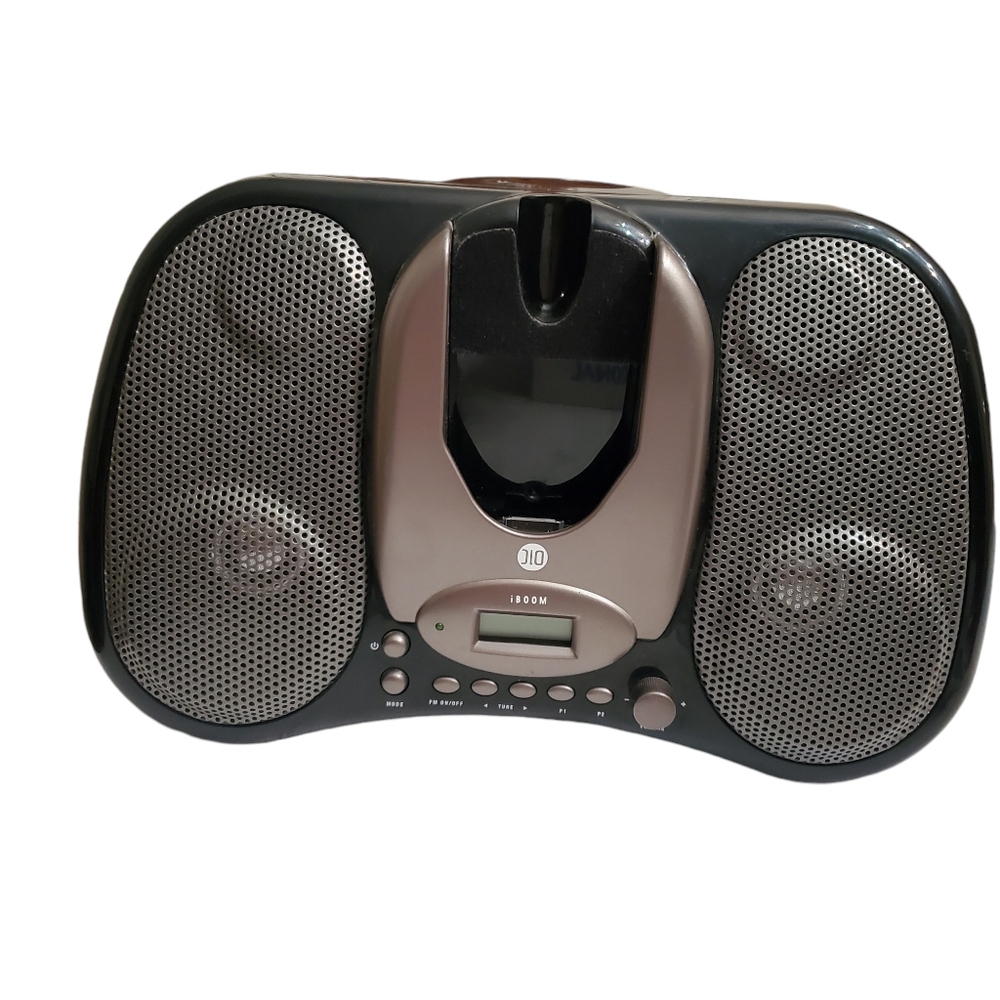 RARE Vintage DLO Portable iPod Boombox iBoom‎ with FM Radio